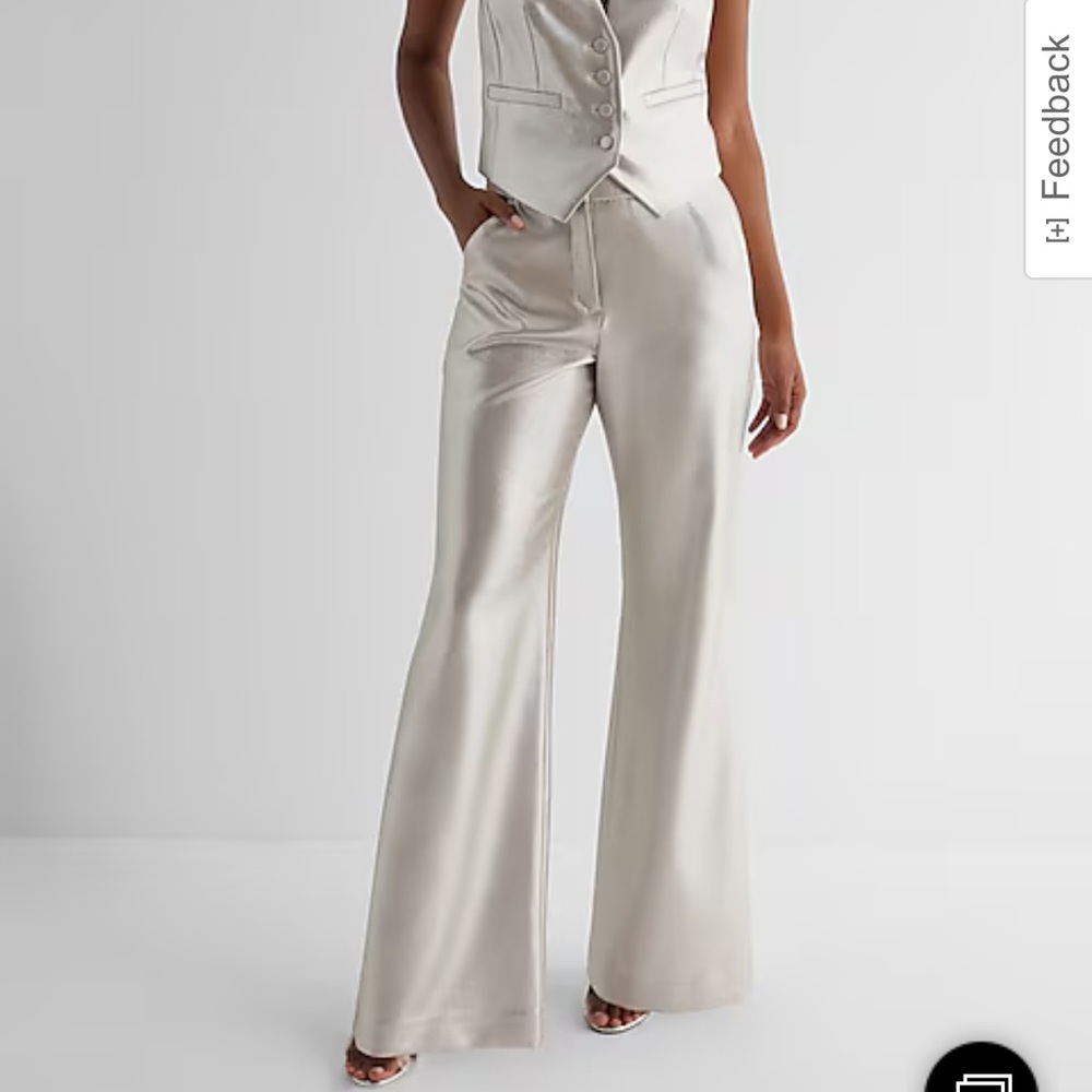 Metallic slacks